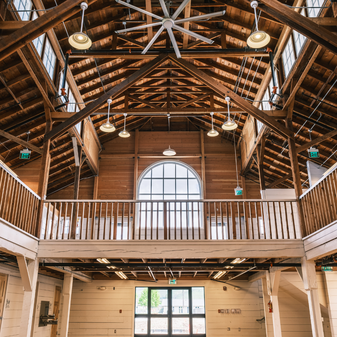Interior of the Commercial Building at the fairgrounds