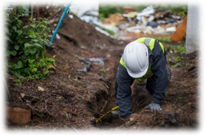Water Sewer Lines Worker