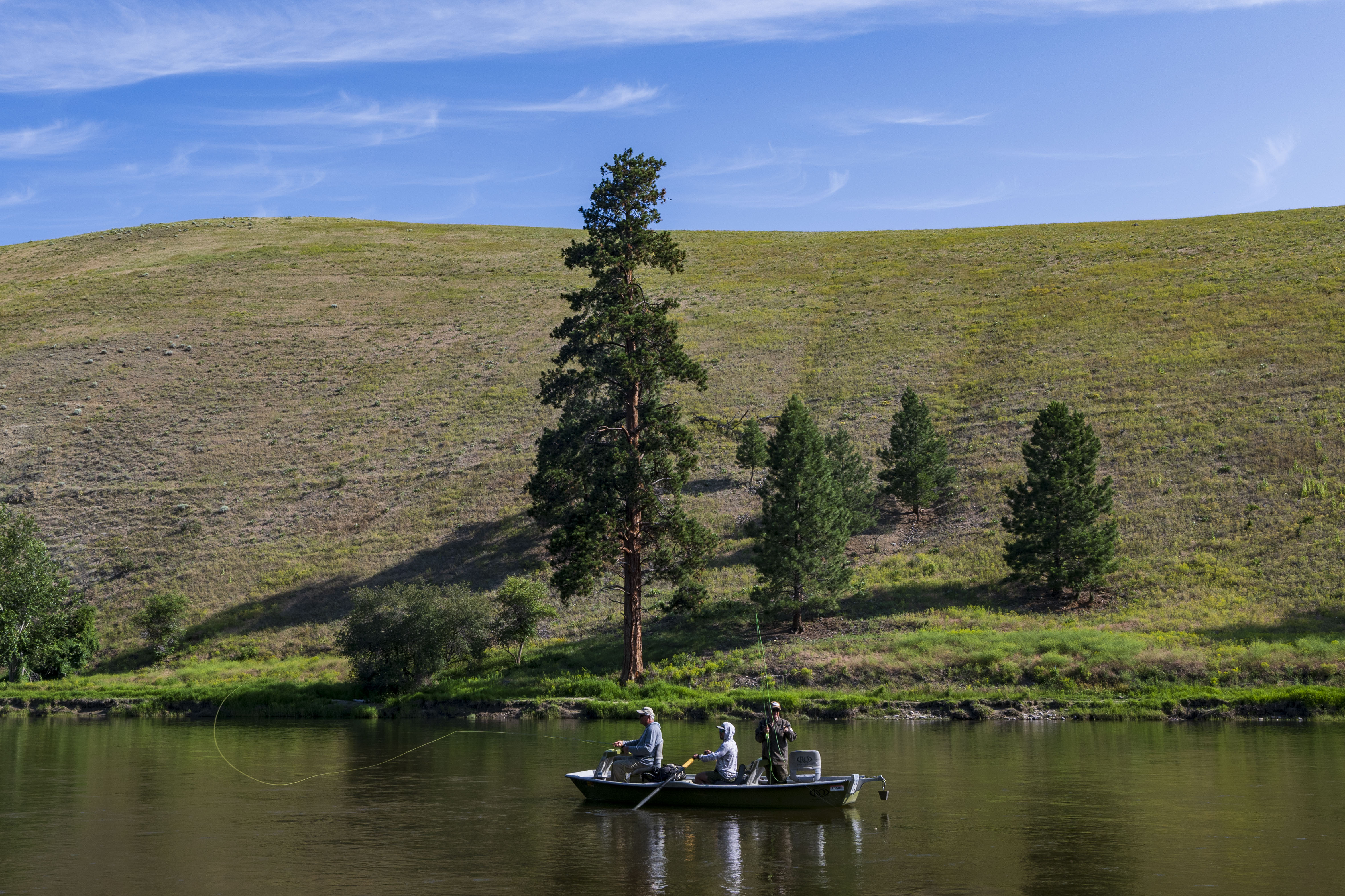 Flyfishing at Riverside Park on the Bitterroot River