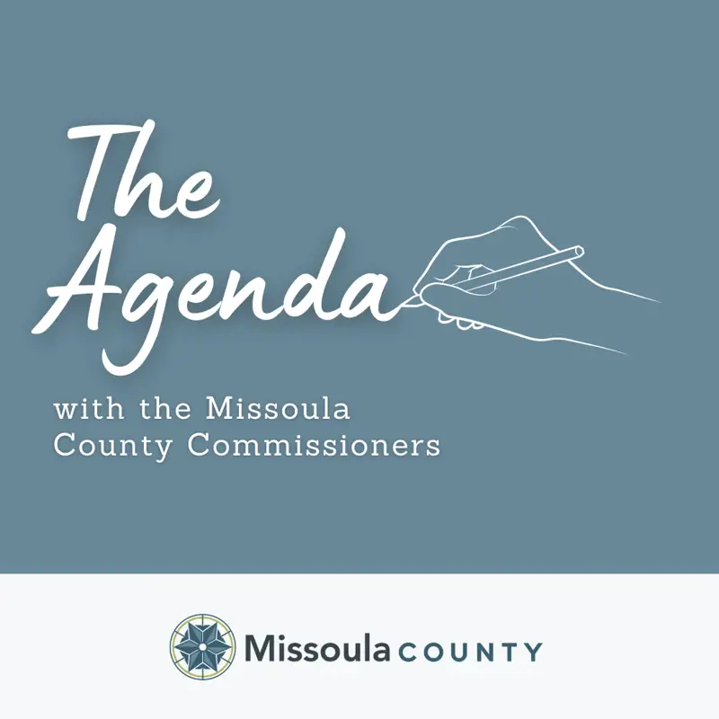 Logo for The Agenda podcast